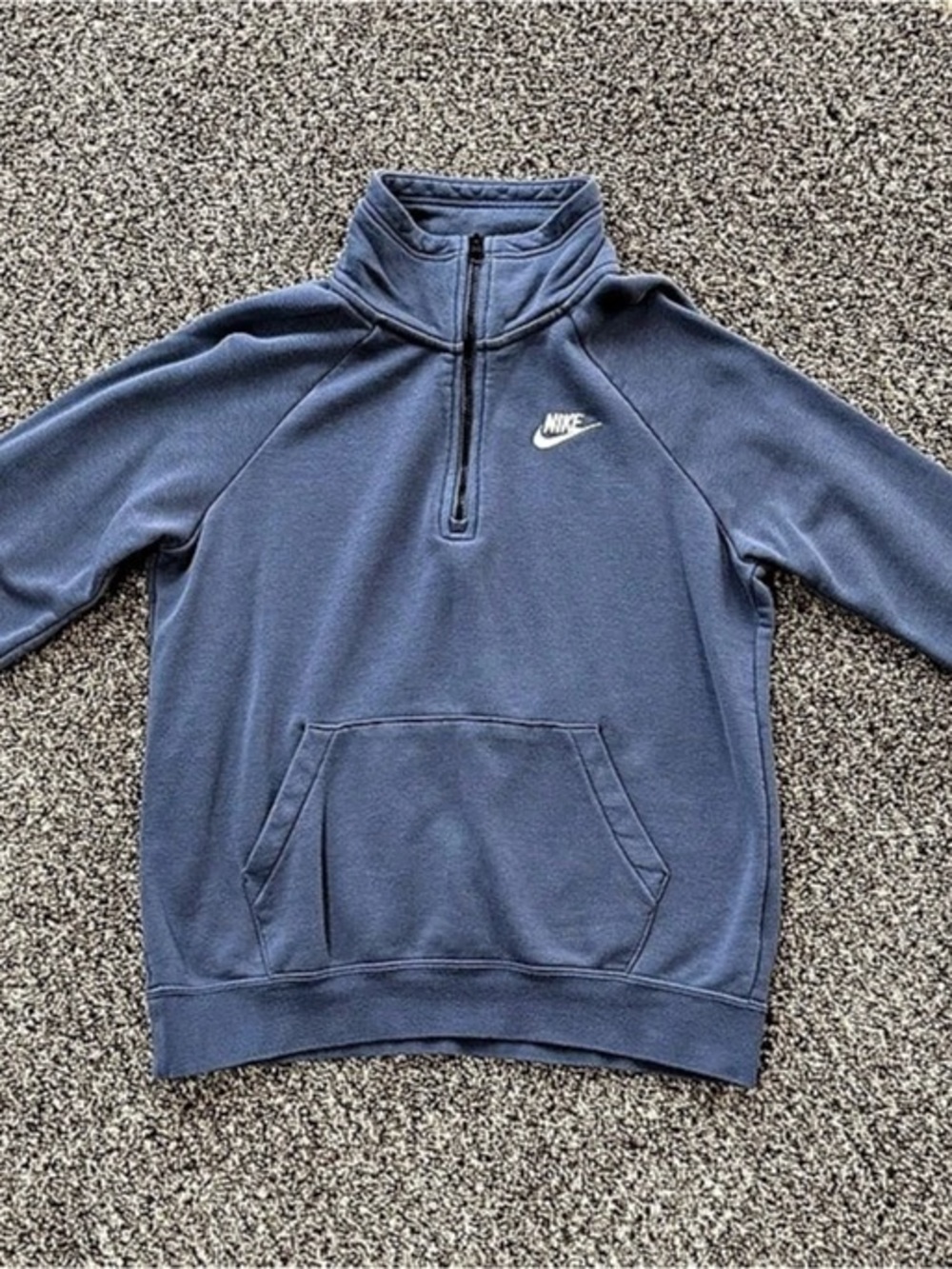 Nike Sportswear Club Fleece Half-Zip Sweatshirt Blue Small